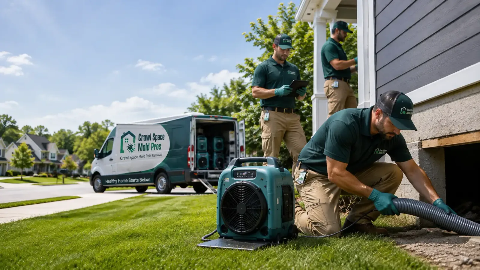 Crawl Space Mold Removal in Rogers, NE